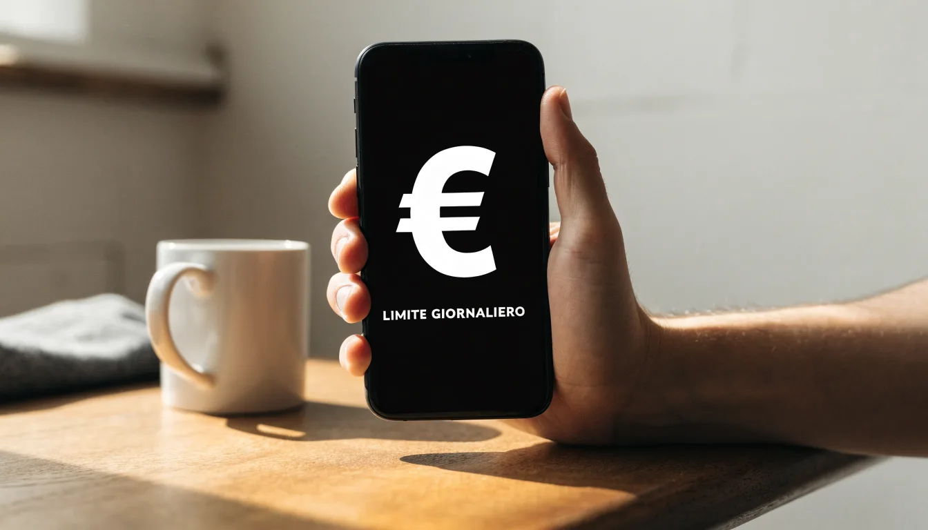 Un documento di identità appoggiato accanto a uno smartphone con un timer sullo schermo, su un tavolo da cucina